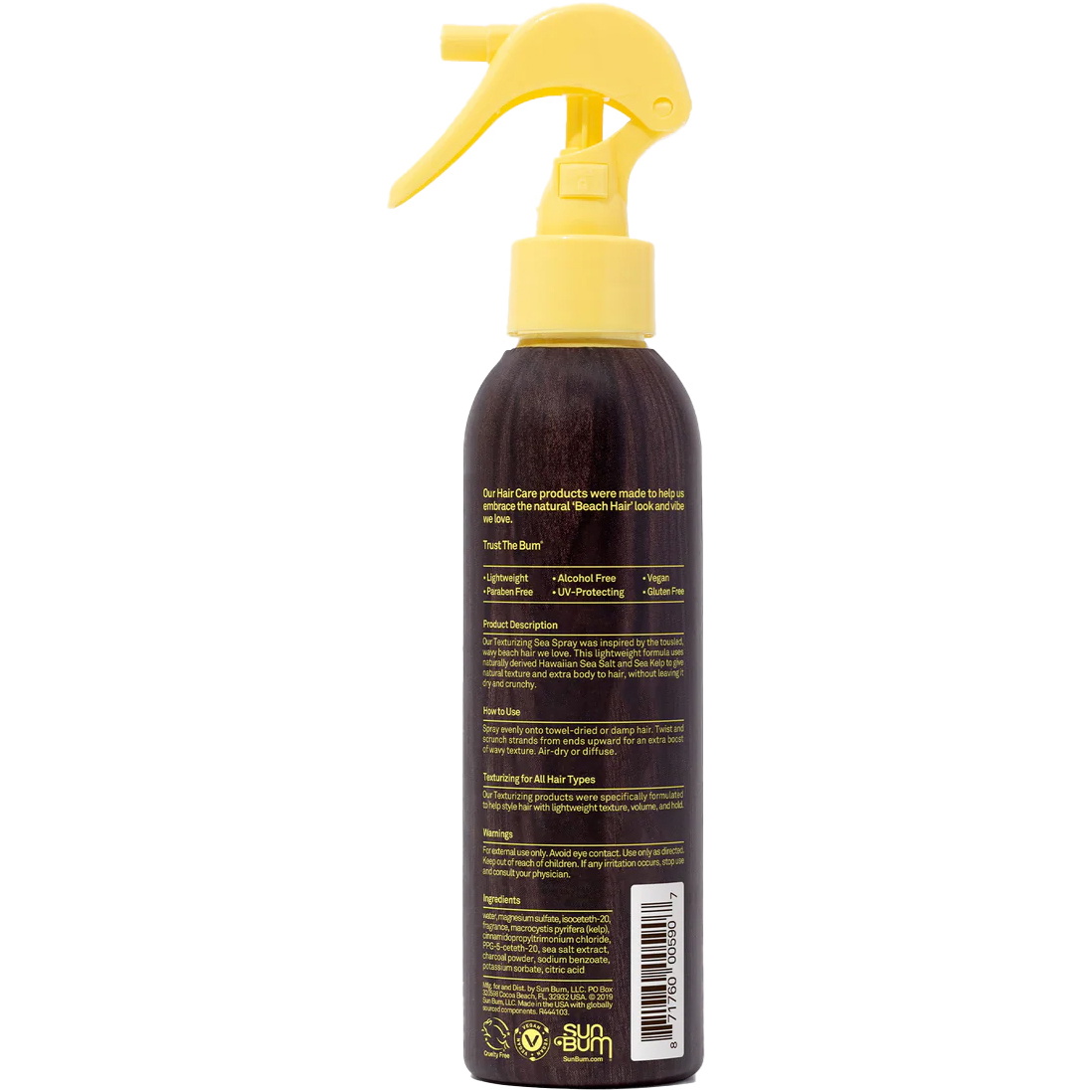 2026 Sun Bum Spray marino texturizzante per capelli 177ml SB322444